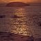 iceberg in Eclipse Sound at sunset (Sept)