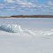 Ice Chunks And Peaceful Lakeshore At Sir Winston Churchill Park, Lac La Biche AB Mar '12