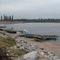 Freighter Canoes on the shore of the Maquata River, Wemindji, QC, August 2005