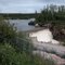 Hydro dam, Wemindji, QC.  August 2005