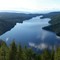 Bros Bluff above Haslam Lake