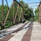 Lock 11 bridge connected by dirt roads