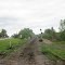 End of the line.  The Canadian Pacific railway (CP) is being removed.   This was the trans-continental line, Stafford Siding,  double tracked just to the south of this point.