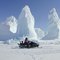Chris out enjoying a ride on her ski-doo.