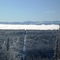 Town and river covered in fog / inversion