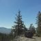 Boulder perched along 'High Pony' trail in the 3 Blind Mice network.