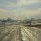 Highway 22 Winter Driving Near Pincher Creek Alberta