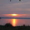 Sunset over Barrie Island
