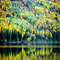 Morfee Lake Reflection, September