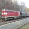 Dvůr Králové (Königinhof), czech freight Train with Class 742 Diesel Engine