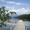 Wharf at Gardom Lake, B.C.