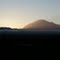 Sunrise behind Mt. Sanford