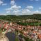 Blick auf Pappenheim vom Burgfried der Burg Pappenheim