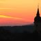 Morgenrot bei Höttingen mit St. Johannis Kirche