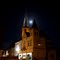 Sankt Nicolai Kirche und dass Patrizierhaus @ Night, von der Altkalkarer Strasse aus Gesehen.