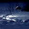 Lichteffekte im Schnee