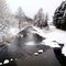 winterliche Haßlach,  in Haßlach bei Kronach