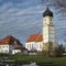 Nassenbeuren Pfarrhof und Kirche St. Vitus