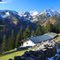 Blick über die Seebergalm zum Hochmiesing (1883m)