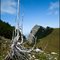 Vergänglichkeit - Holzskelett vor dem Aiplspitz  (1759 m) ++ Transience - Wooden skeleton before the summit of Aiplspitz