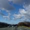 Clouds on the road