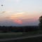 Flying into the sunset