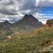 Mountain and clouds