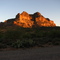 Picketpost Mountain at sunset