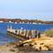 Boat ramp and pilings