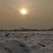 Winterlandschaft an der Burger Hafenstraße