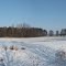 Burg, Panoramafoto des Bahndamms der Berlin-Potsdam-Magdeburger-Eisenbahn