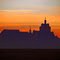 Castle Allstedt before sunrise