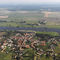 Stadt Arneburg mit Burgberg an der Elbe; Luftbild