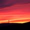 Sundown with TV-Tower Bad Kreuznach