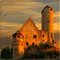 Burg Hornberg mit Himmel