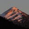 Winter Evening Alpenglow On Deer Mountain