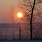 Winter Sonnenaufgang bei -18°