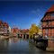 Lüneburg Am Stint, Wasserviertel an der Ilmenau
