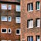 Fenster der Wohnblöcke in der Berliner Straße, Mai 2012