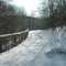 Biggesee, Wanderweg im Winter