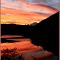 Reflected, burning sky