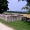 rekonstruiertes Fundament eines Römischen Steinwachturms (WP 14/17) bei Tannhausen/Theilenhofen