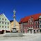 Mindelheim, Marienplatz und Rathaus