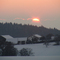Winterlicher Sonnenuntergang