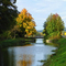 Am alten Kanal, ehemalige Schleuse bei Berching im Herbst