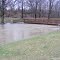 North Liberty Park, flooded