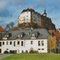 Blick vom Schlossgarten auf das Obere Schloß, Greiz