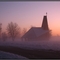 Nietheim chapel late after sunset