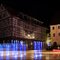 Blue fountains in Albstadt - Bürgerturm-Platz and Hospiz - 8/2011