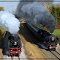 Doppelausfahrt Dampflokfest Rottweil 31. Oktober 2010